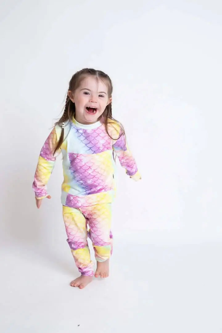 Conjunto manga larga sirena