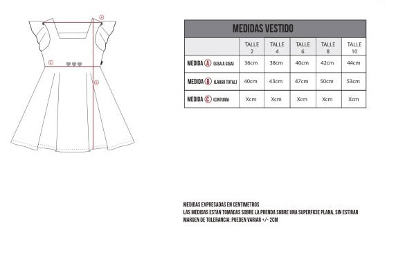 Vestidos Waffles Pink