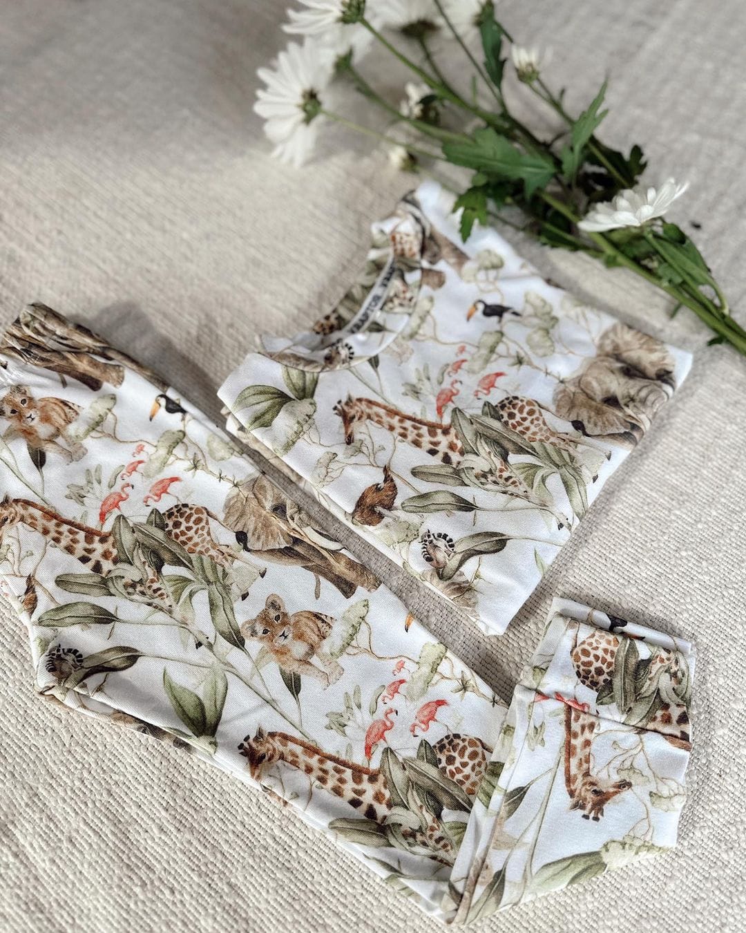 Conjunto manga larga safari