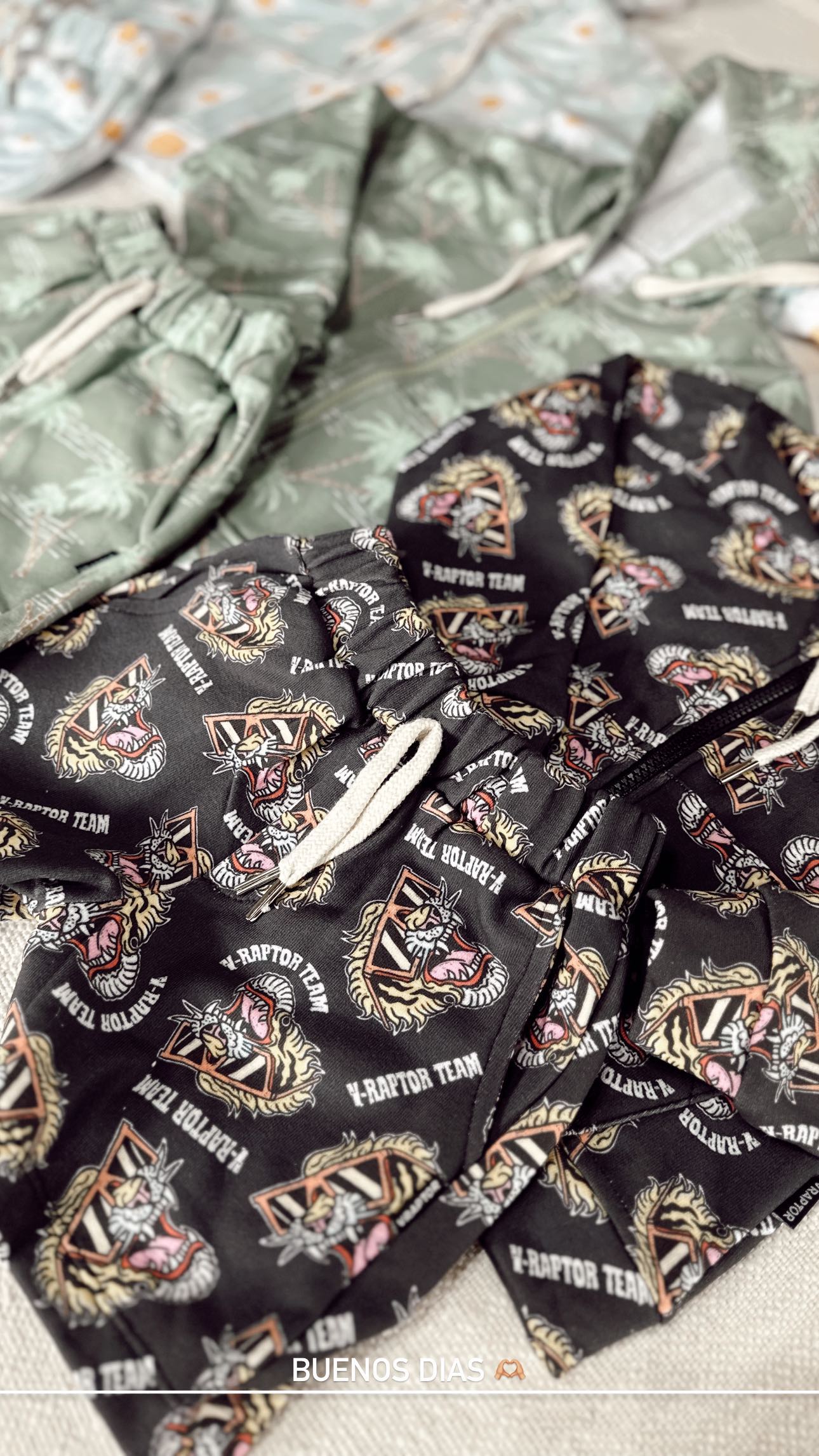 Campera + Short Rústico Black Tiger