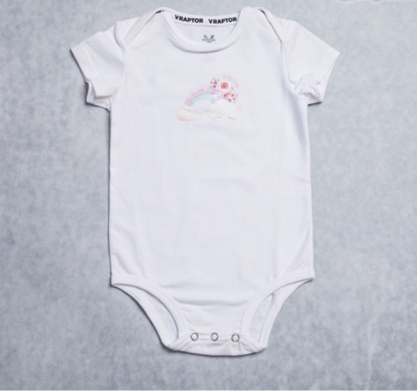 Body manga corta arcoiris