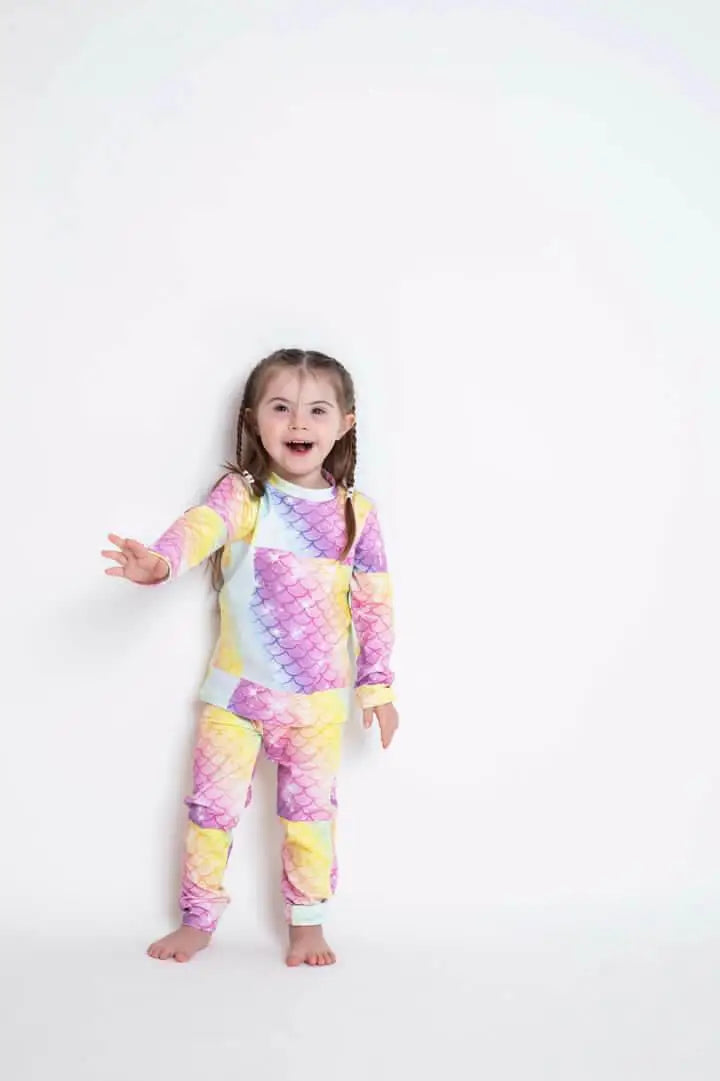 Conjunto manga larga sirena