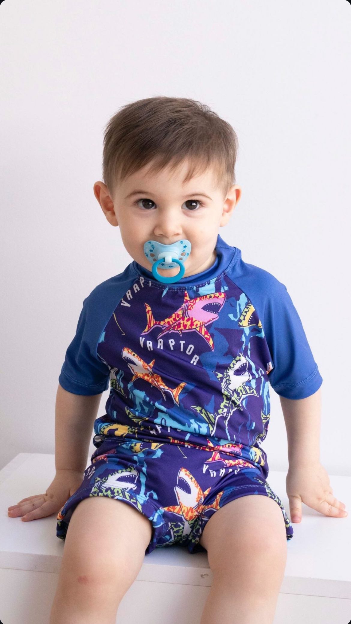 Conjunto malla niño Uv+50 shark