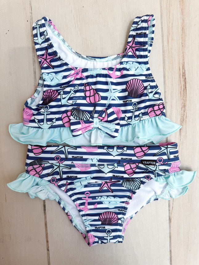 Conjunto malla niña Uv+50 caracola