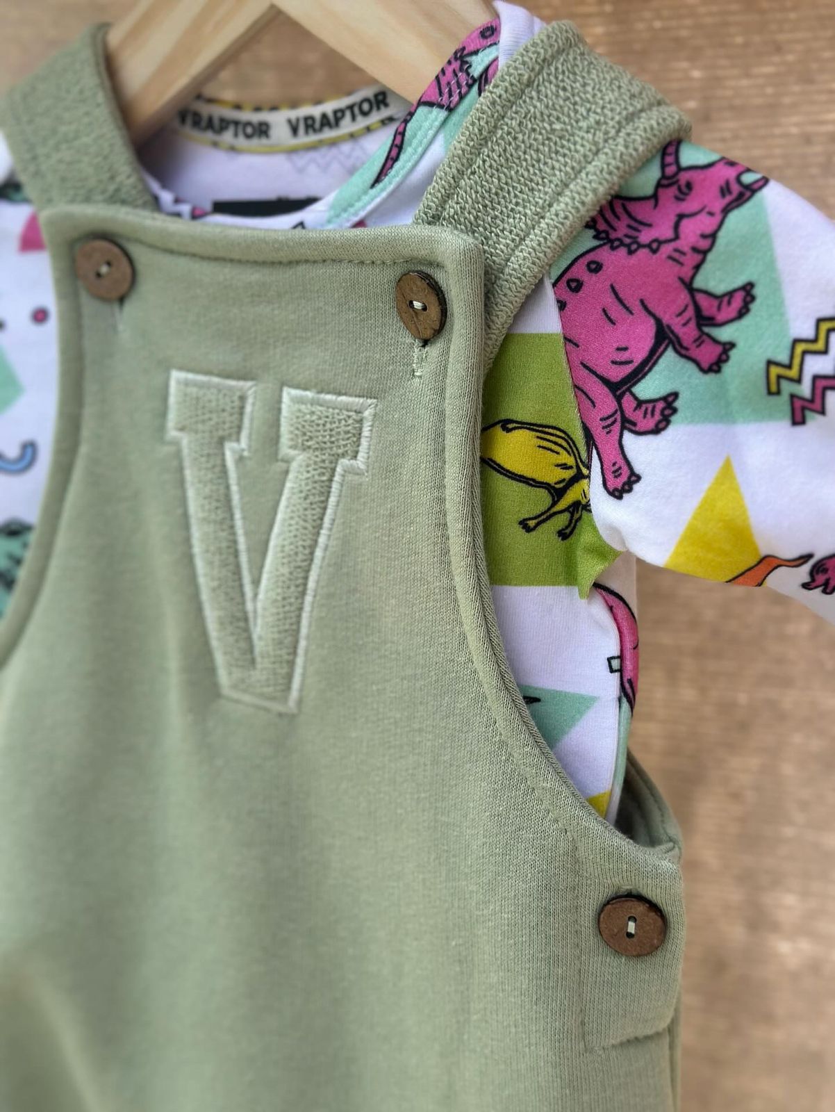 Jardinero rústico verde