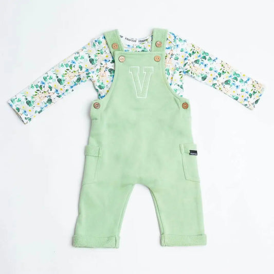 Jardinero rústico verde