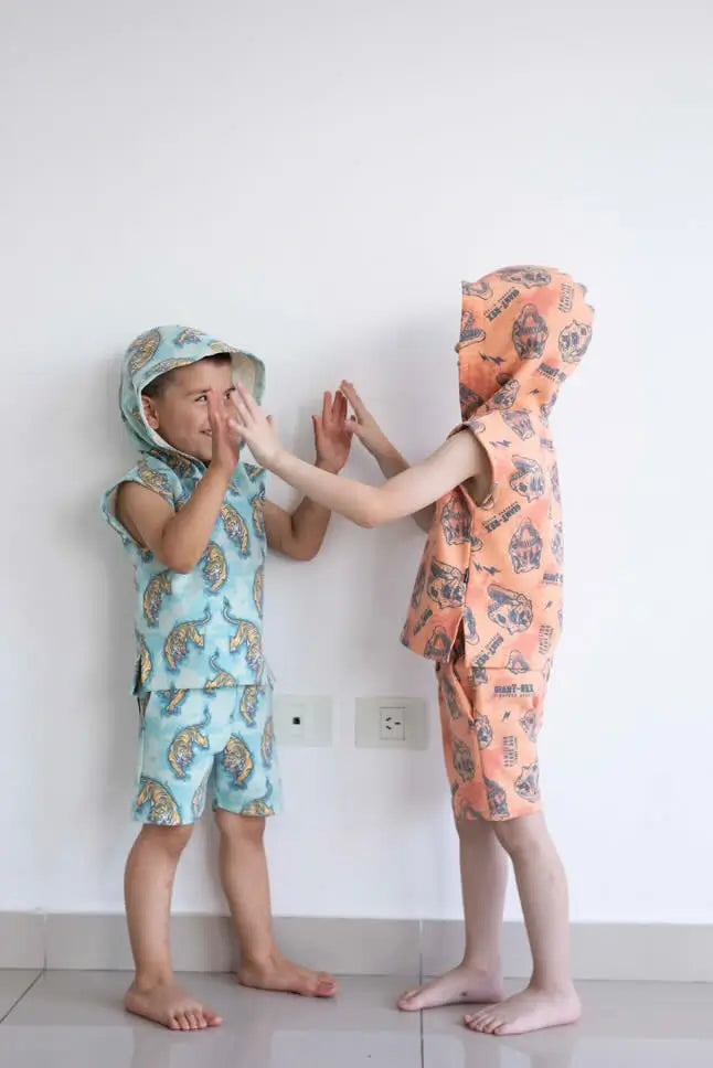 Ottoman chaleco + short Tigre