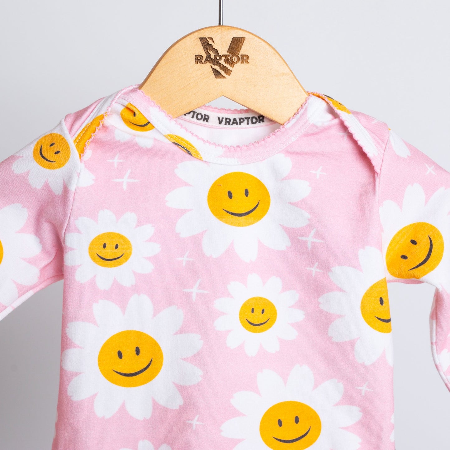 Body largo margaritas rosadas