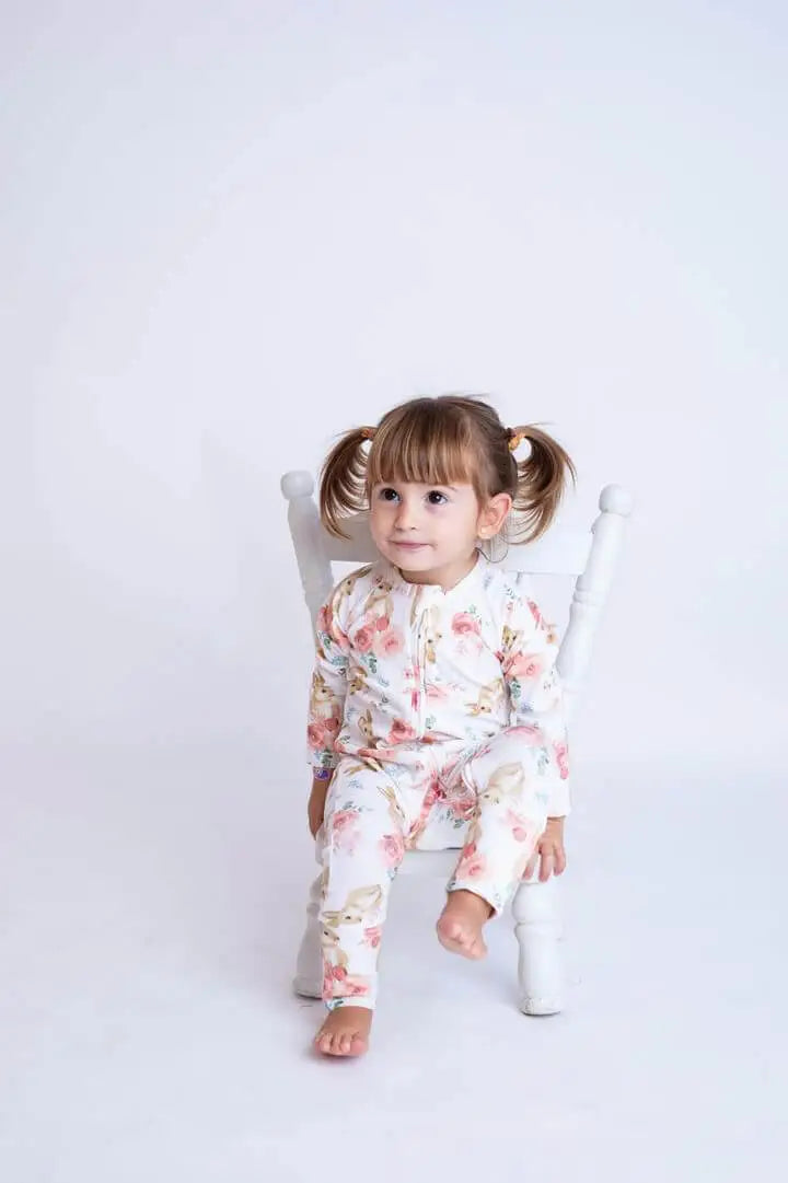 Osito pijama bunny rosa