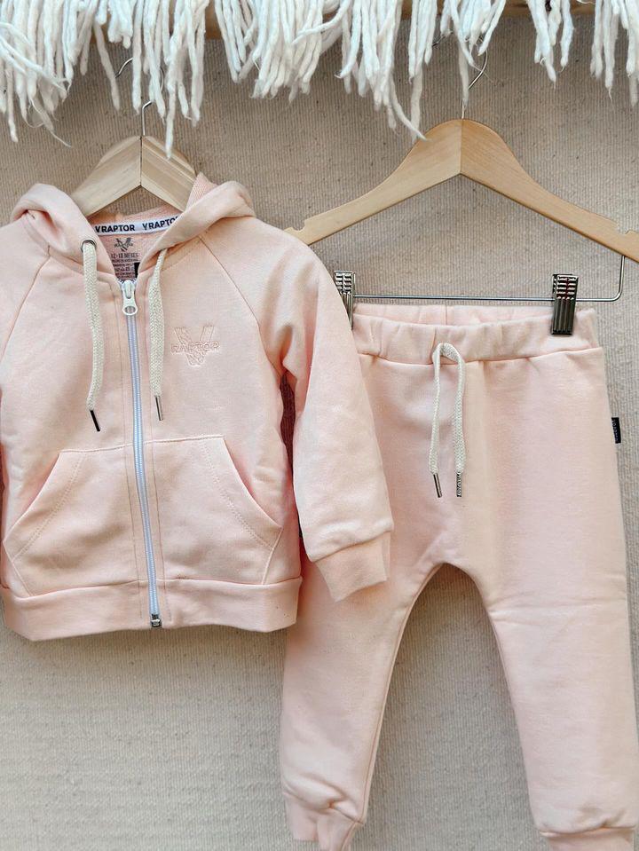 Jogging y campera rústico rosado