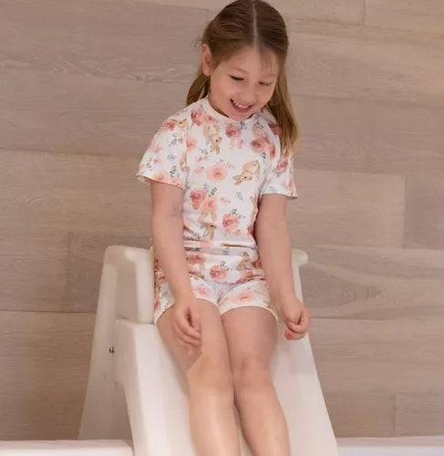 Conjunto Short Y Remera Bunny Rosa