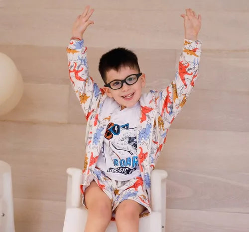 Remera Estampada Dino Music