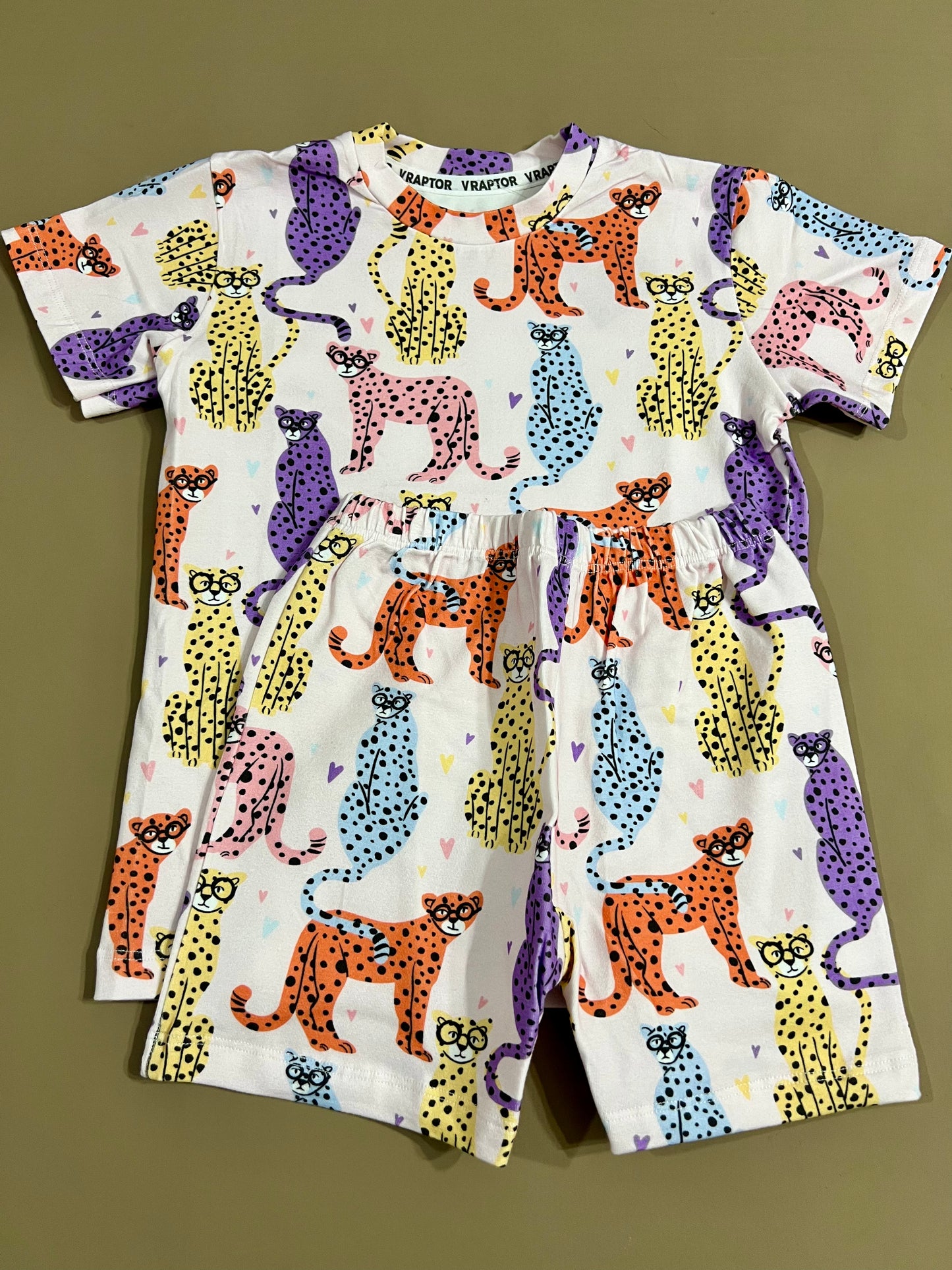 Conjunto Short Y Remera Sunglasses Tigers