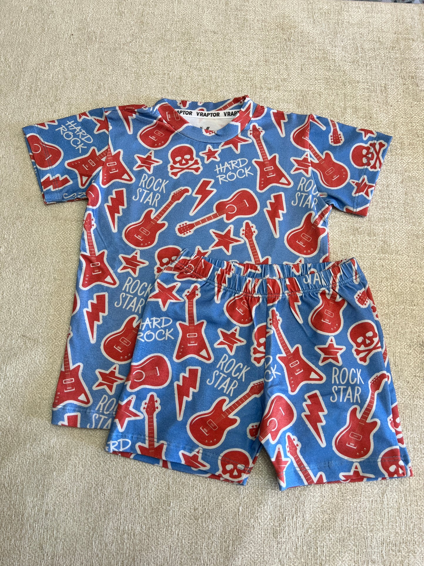 Conjunto Short Y Remera Hard Rock