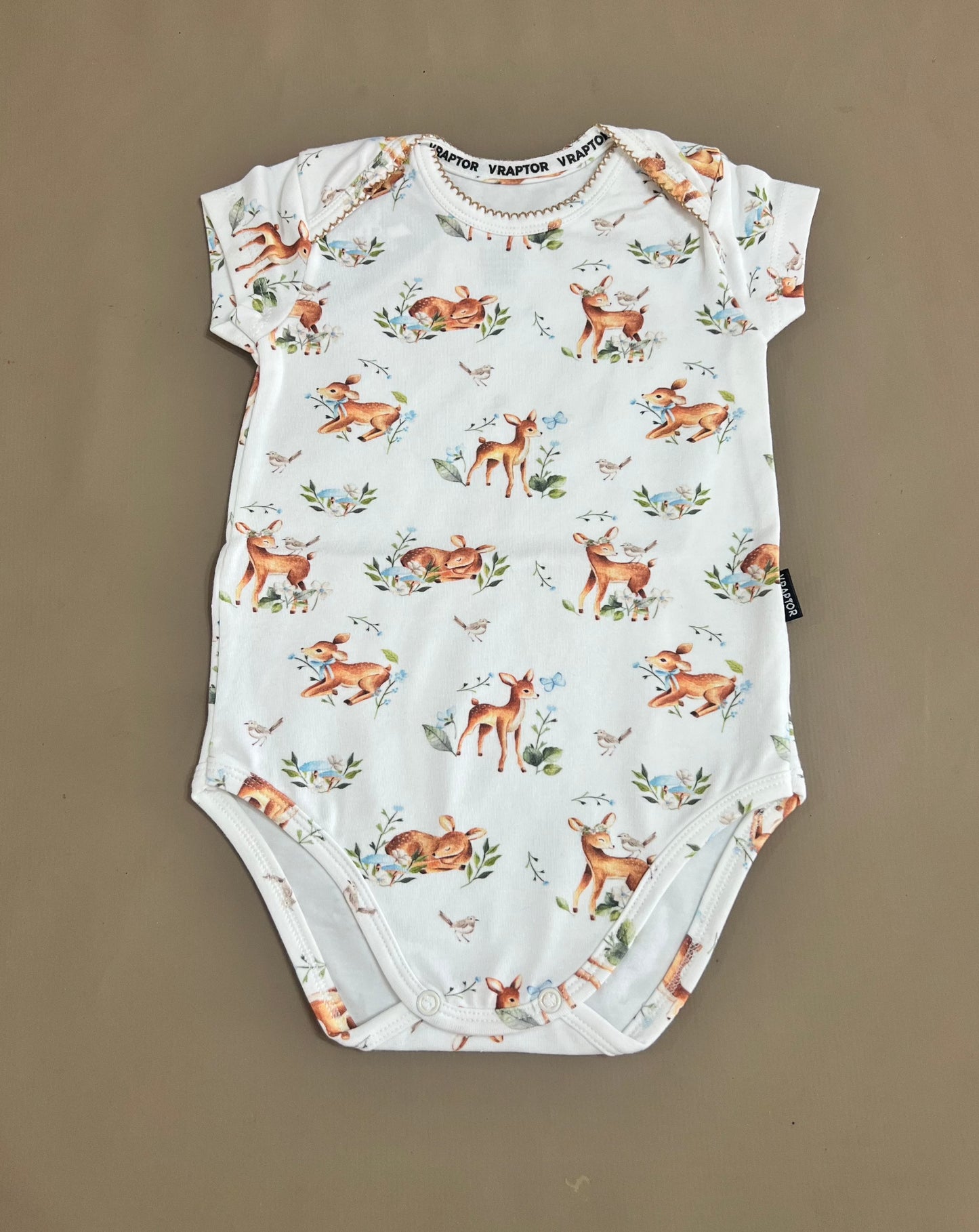 Body manga corta ciervos
