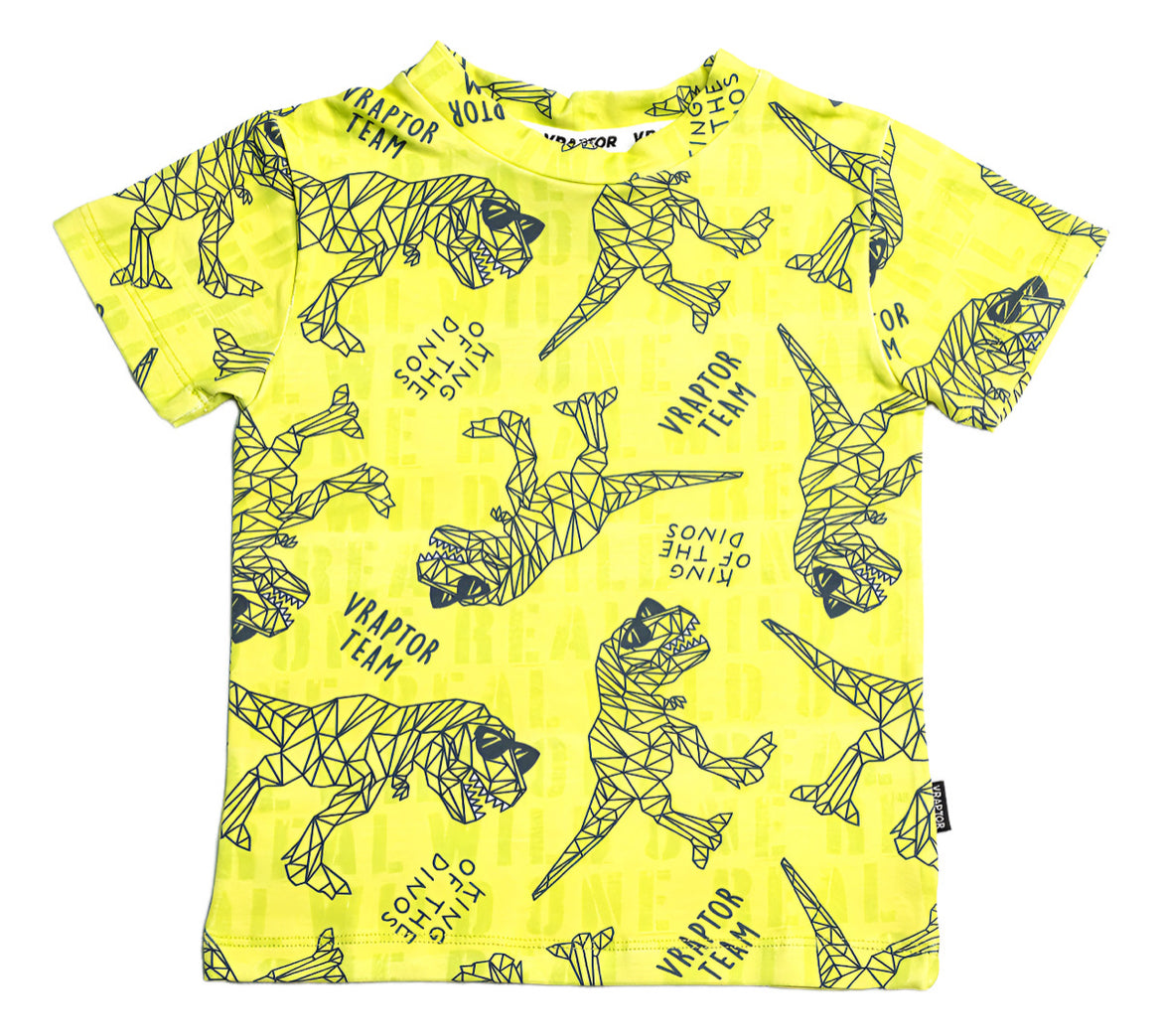 Conjunto Short Y Remera Dino Geometrico