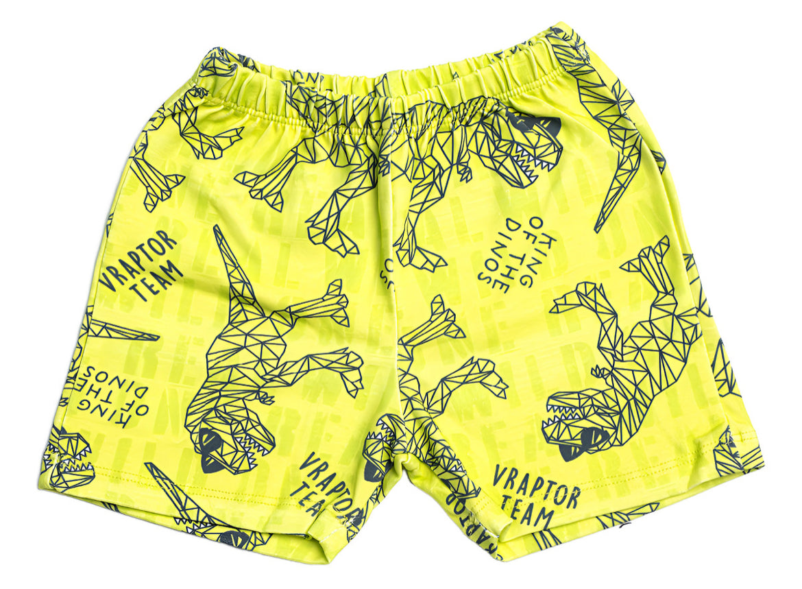 Conjunto Short Y Remera Dino Geometrico