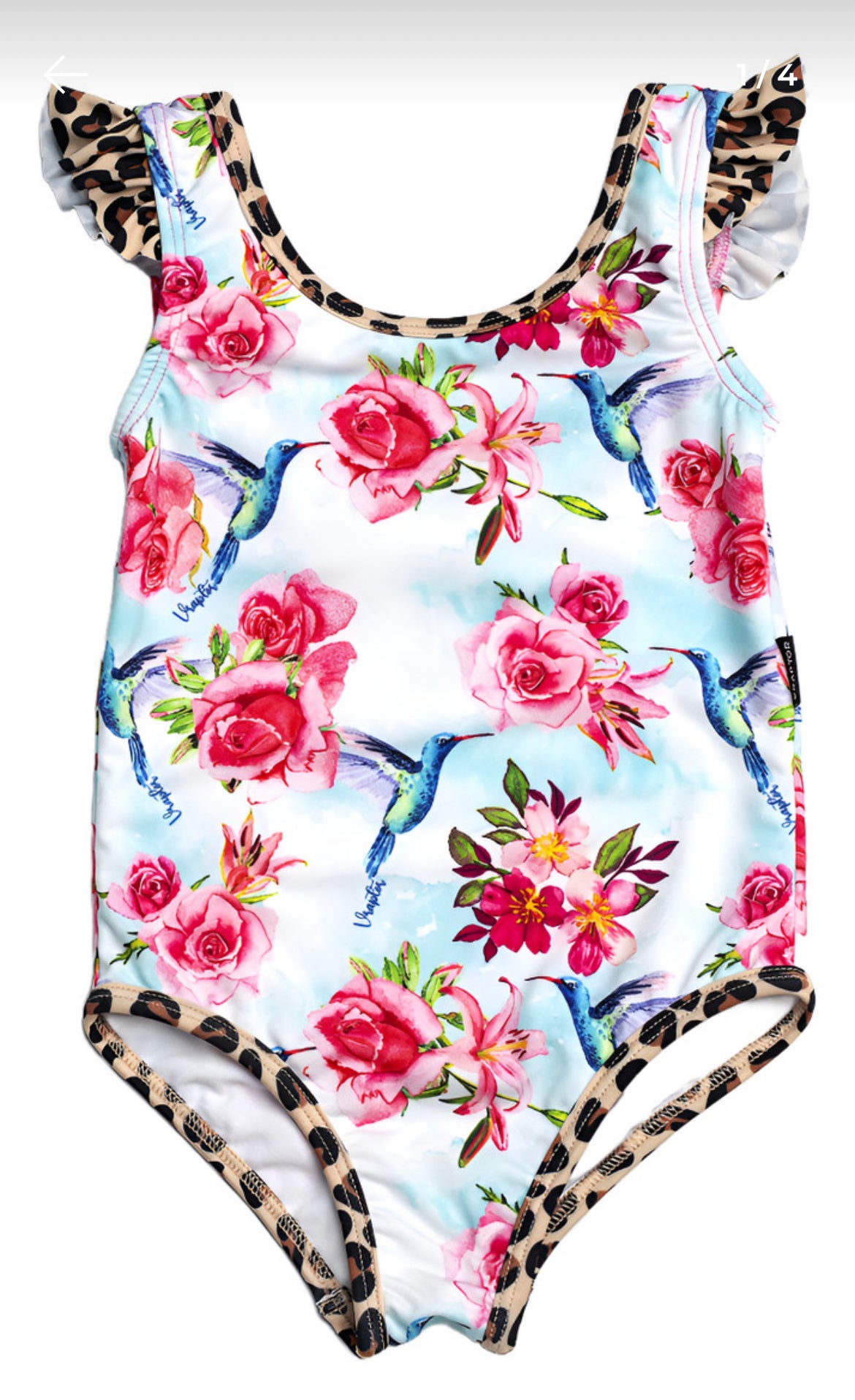 Conjunto malla niña Uv+50 colibri