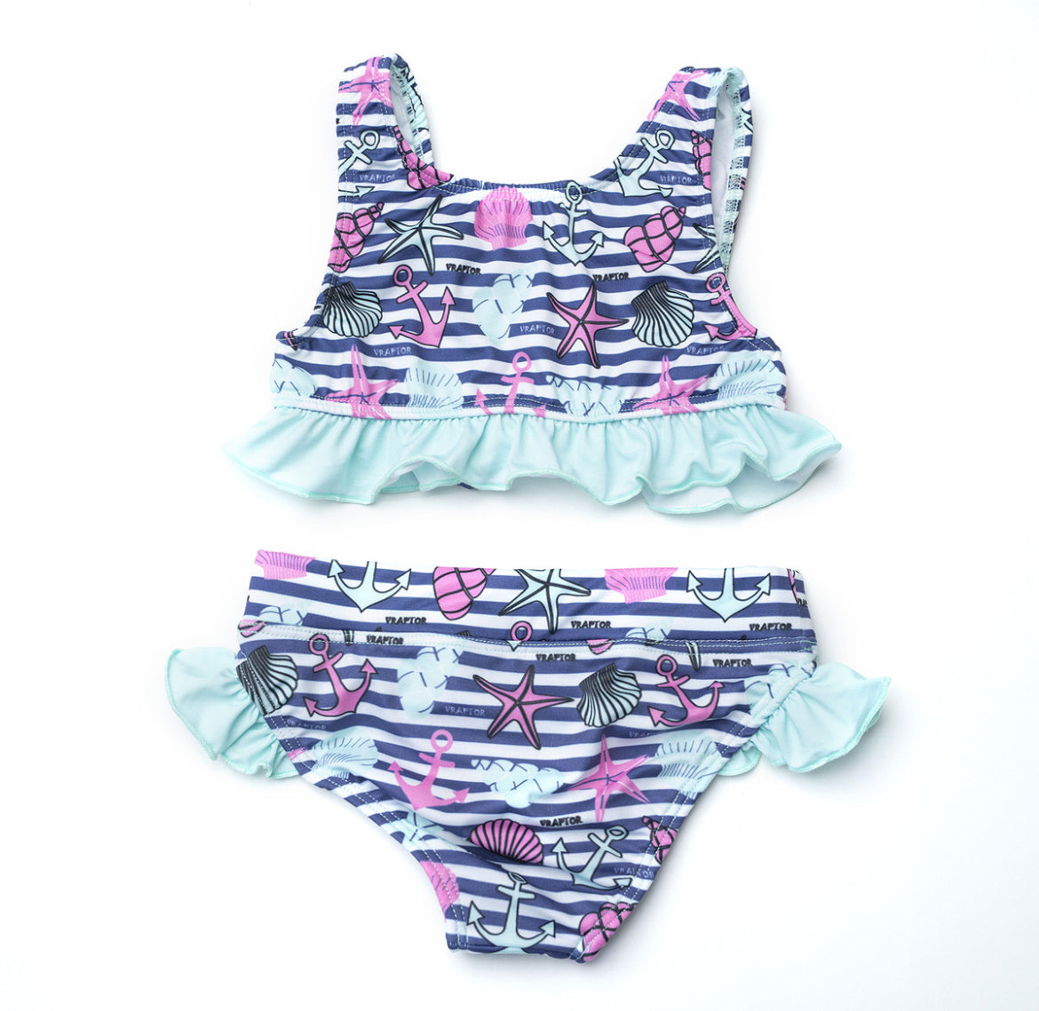 Conjunto malla niña Uv+50 caracola
