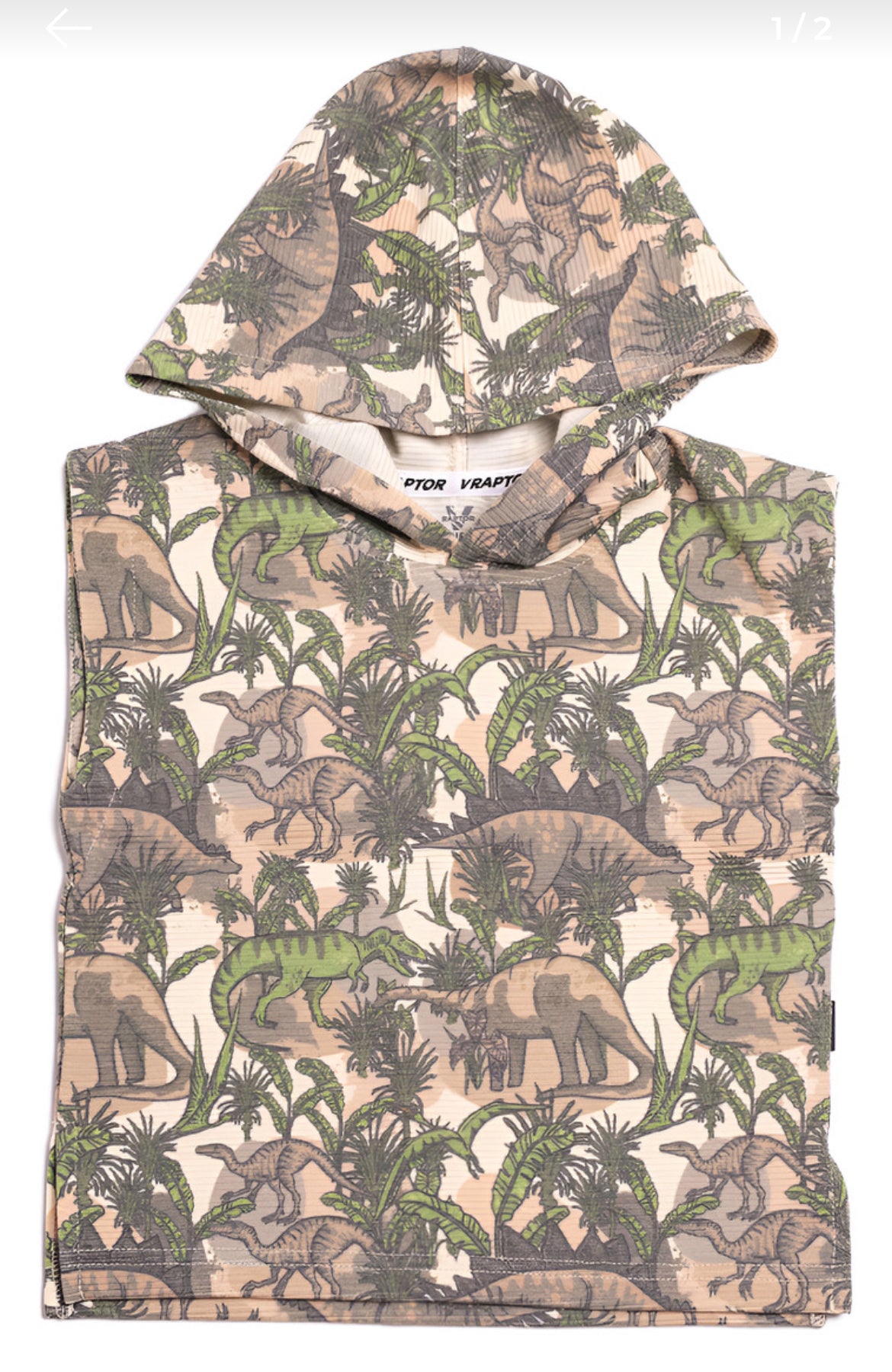 Ottoman chaleco + short dino jungle