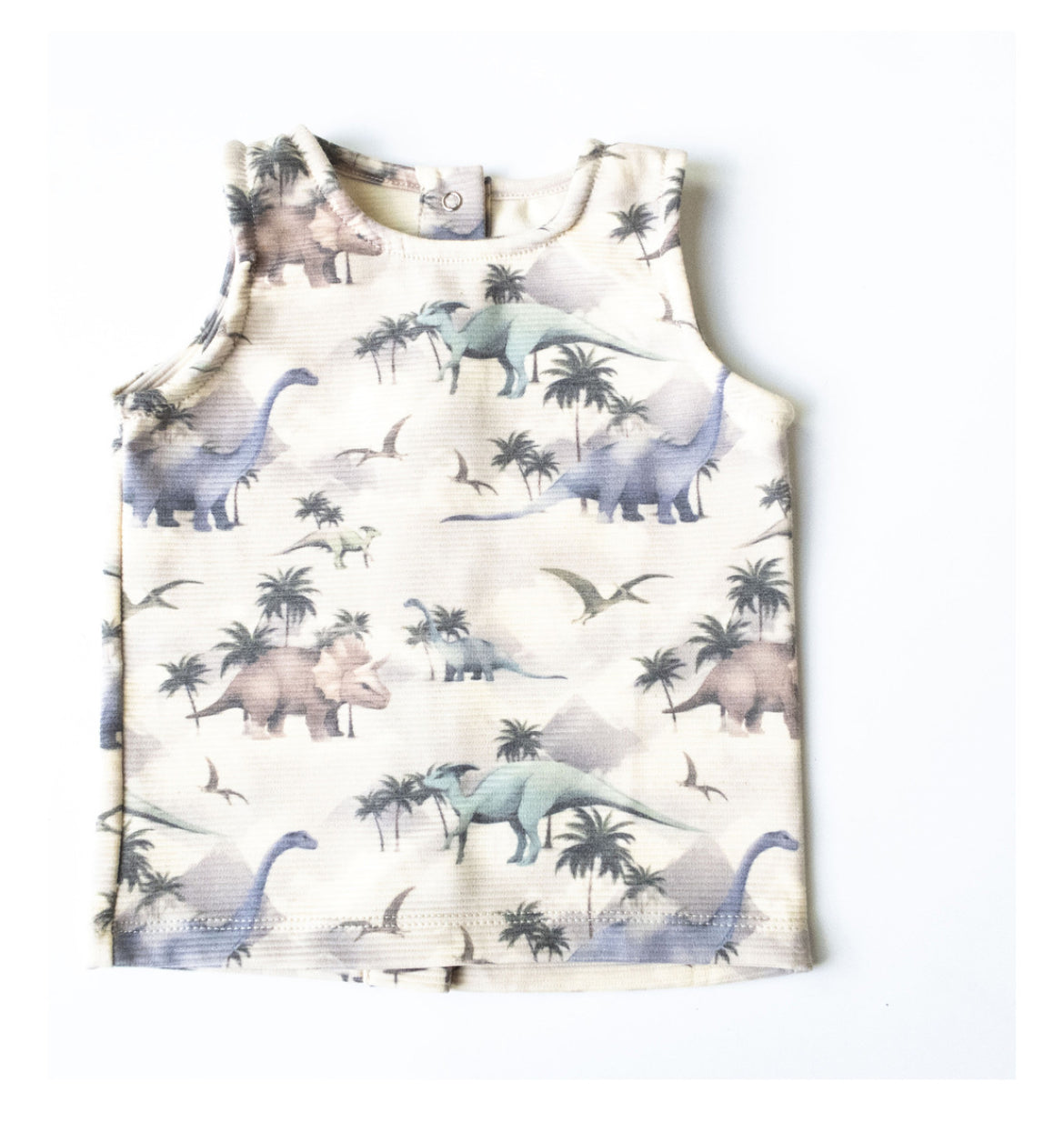 Conjunto ottoman baby dino niebla