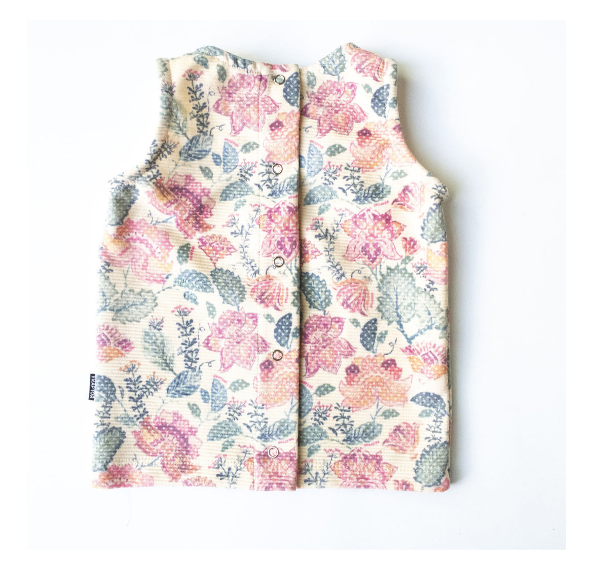 Conjunto ottoman baby pink flower