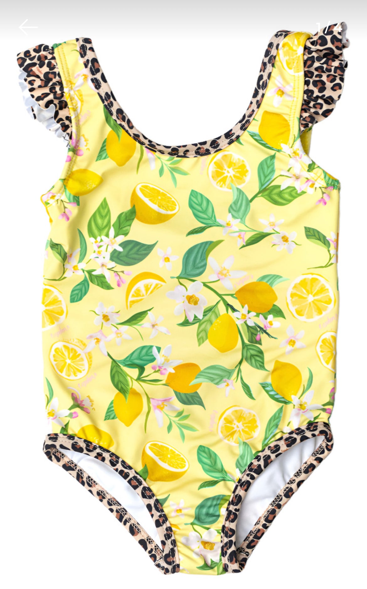 Conjunto malla niña UV+50 lemons