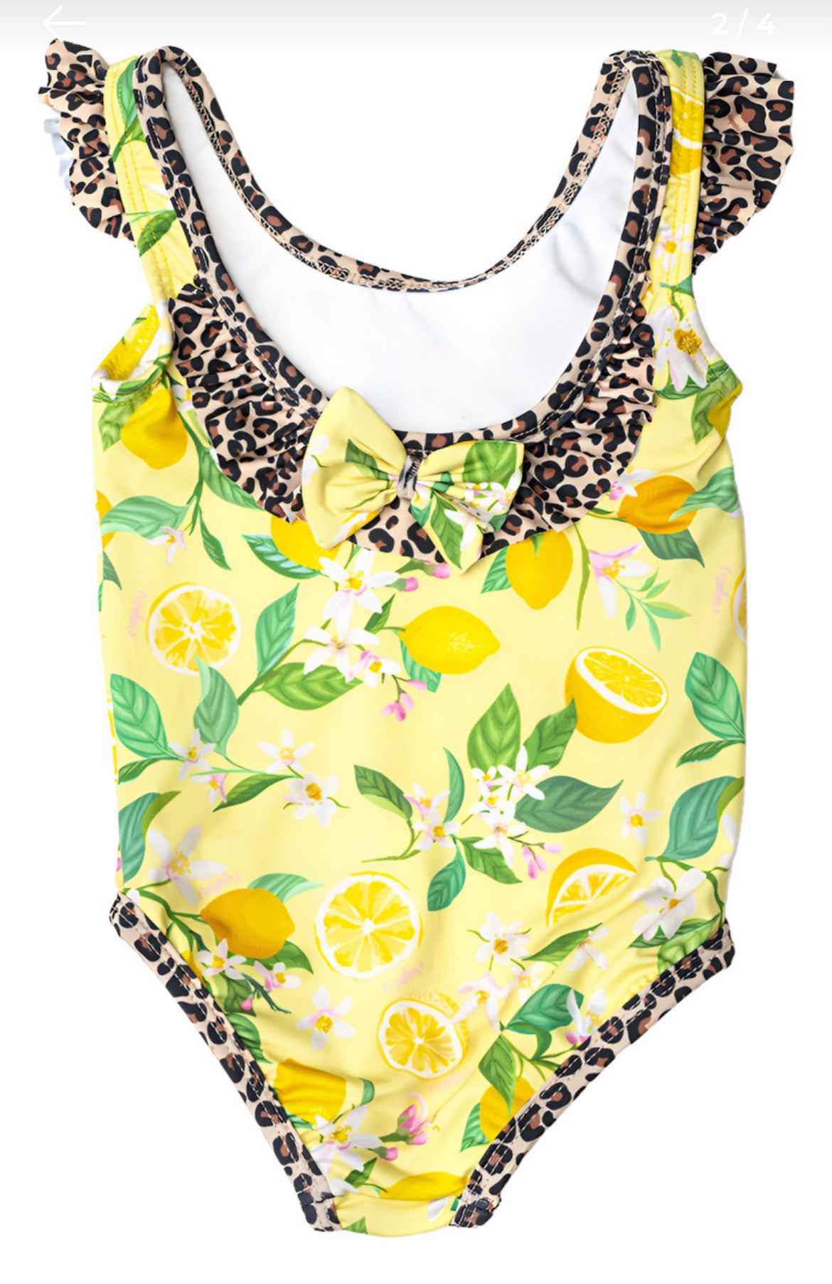 Conjunto malla niña UV+50 lemons