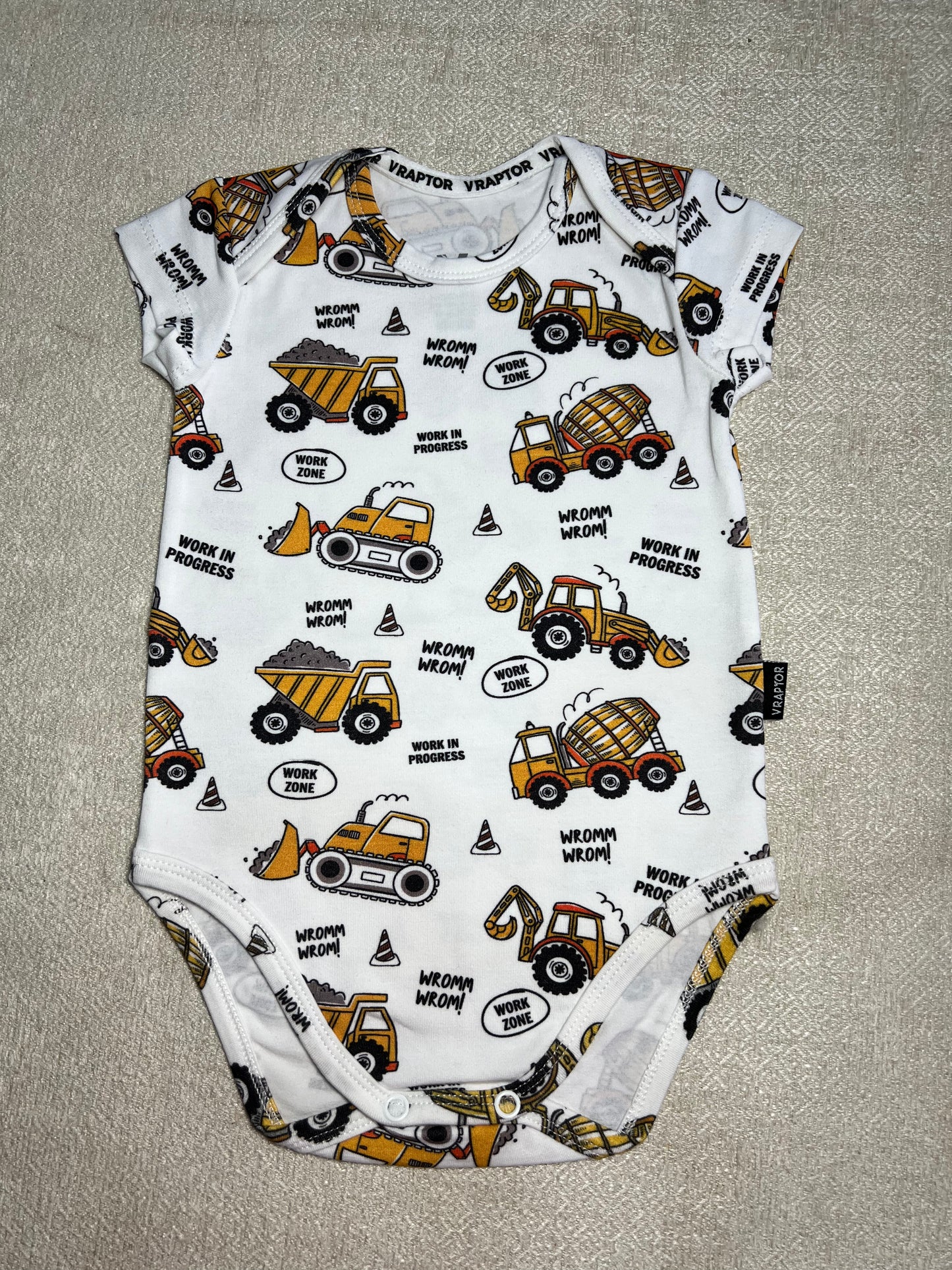 Body manga corta constructora