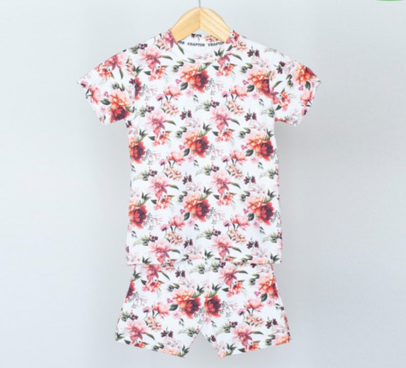 Conjunto Short Y Remera Romantico