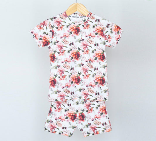 Conjunto Short Y Remera Romantico