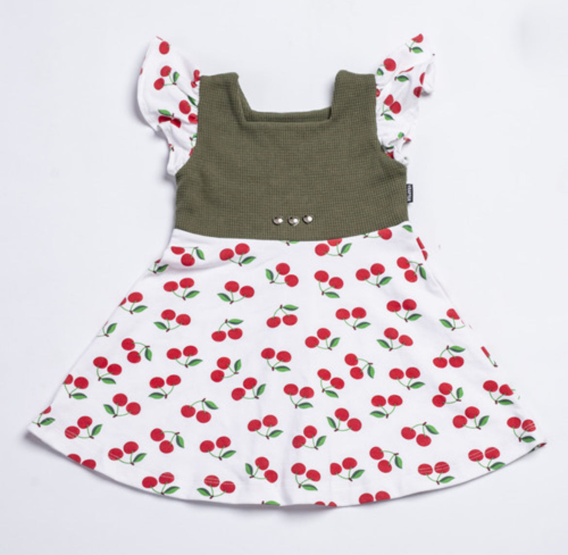 Vestido Waffle Cereza