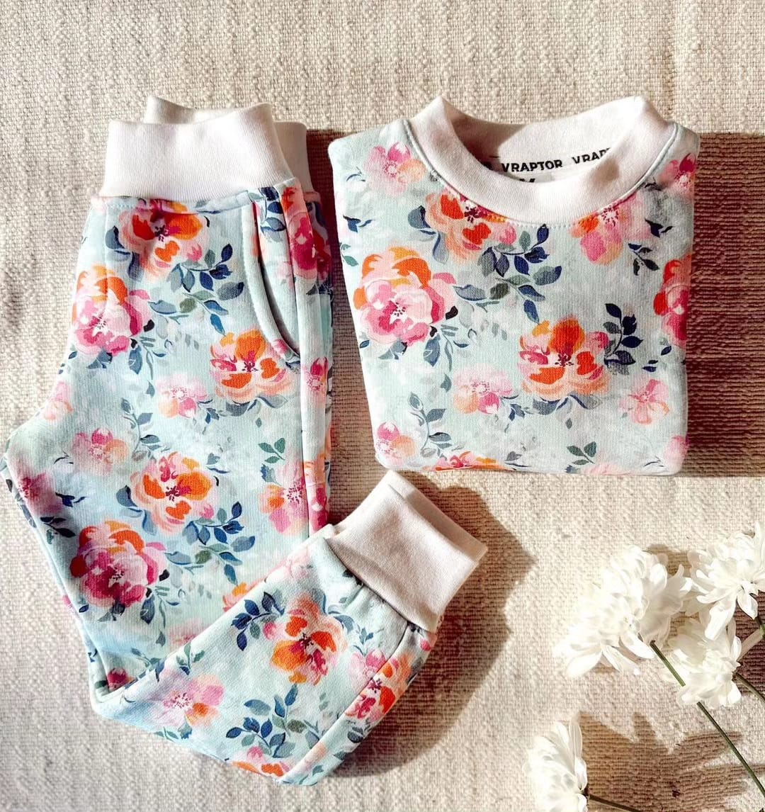 Frisa flores acuarelas