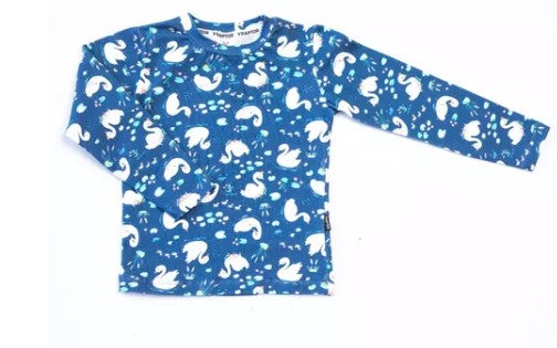 Conjunto manga larga cisnes