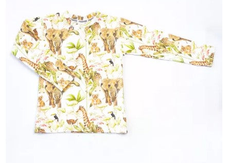 Conjunto manga larga safari