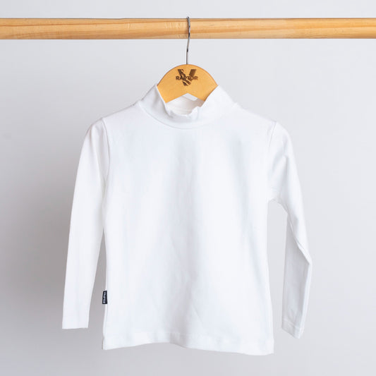 Poleras de algodón blanca