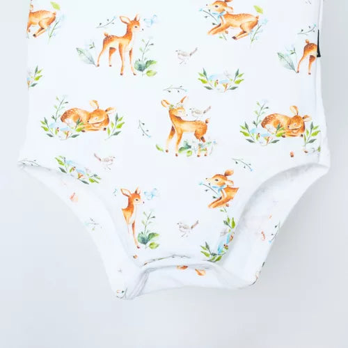 Body manga corta ciervos