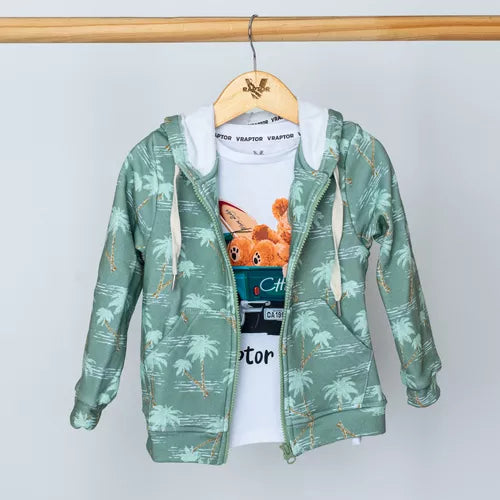 Campera + Short Rústico  Green Palmer