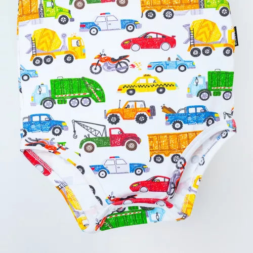 Body manga corta transportes