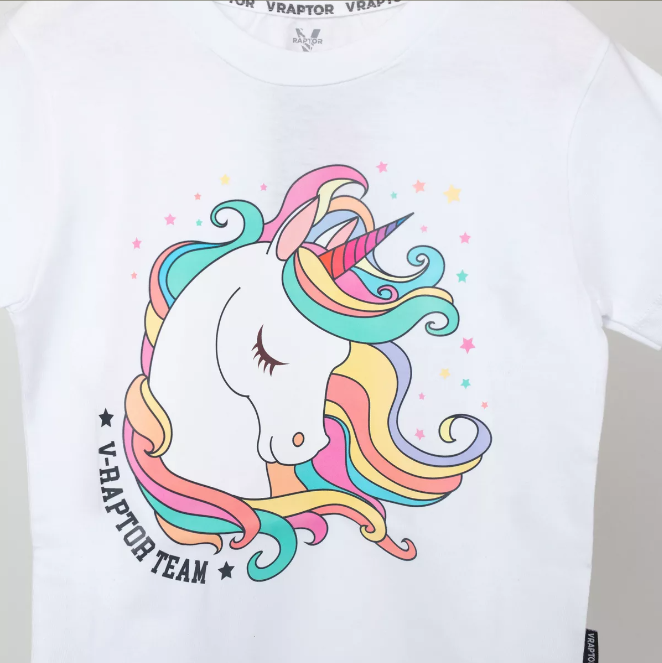 Remera Estampada Unicornio