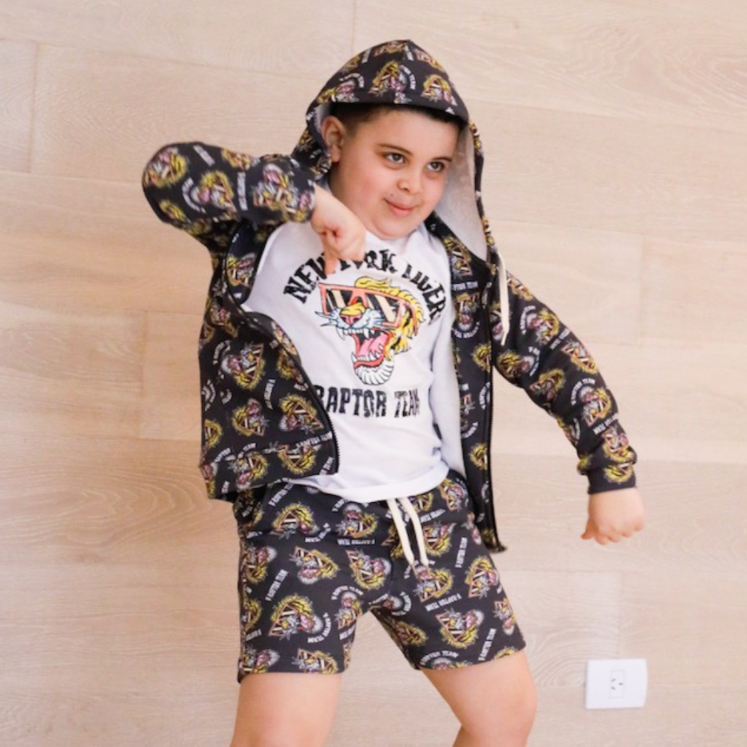 Campera + Short Rústico Black Tiger