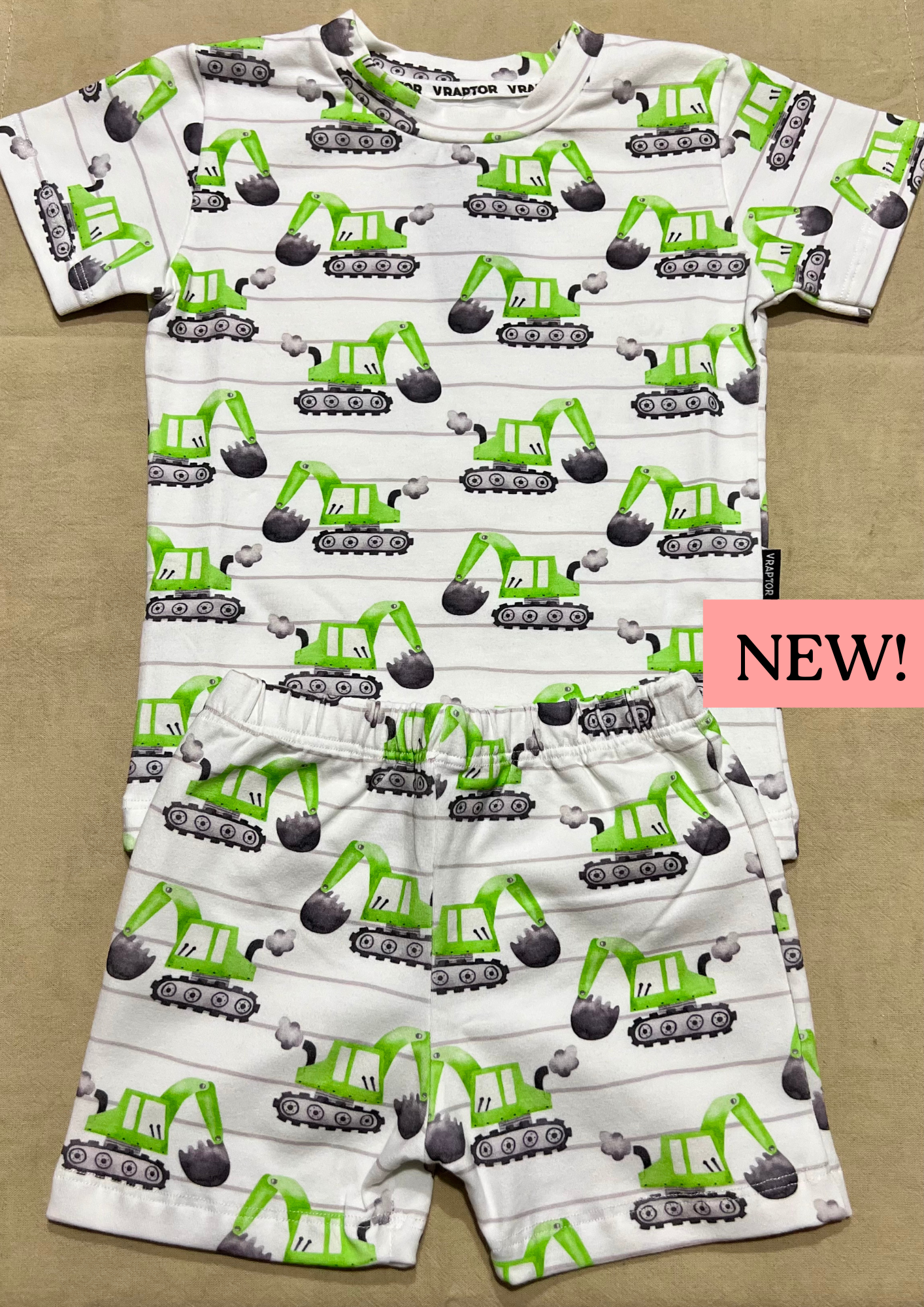 Conjunto Short Y Remera  Escavadoras