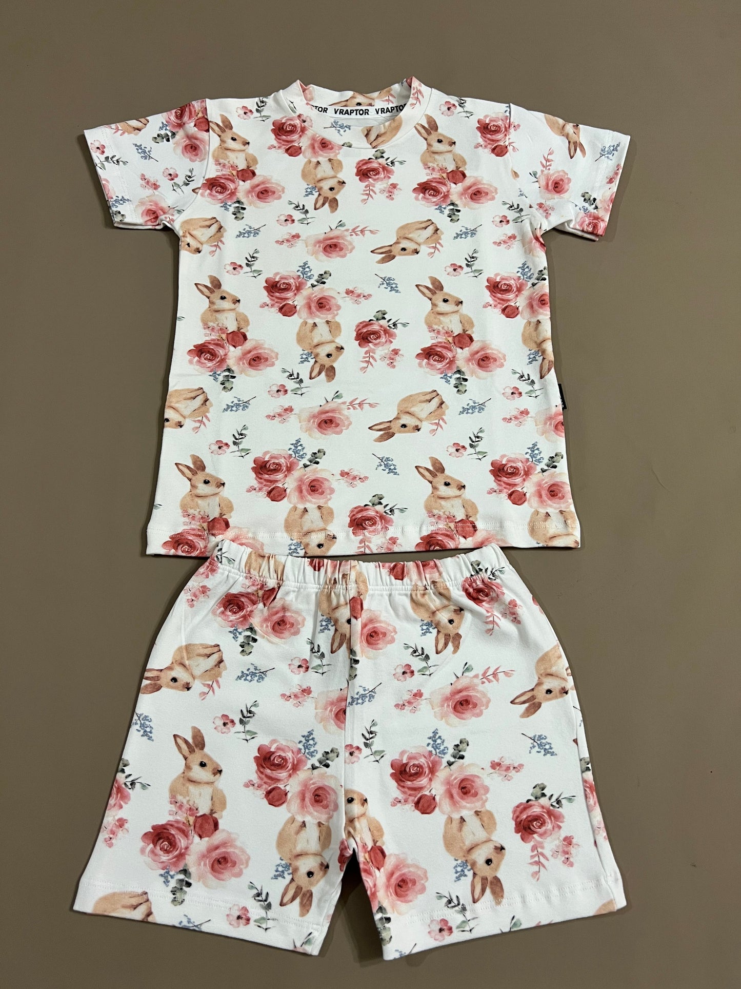 Conjunto Short Y Remera Bunny Rosa