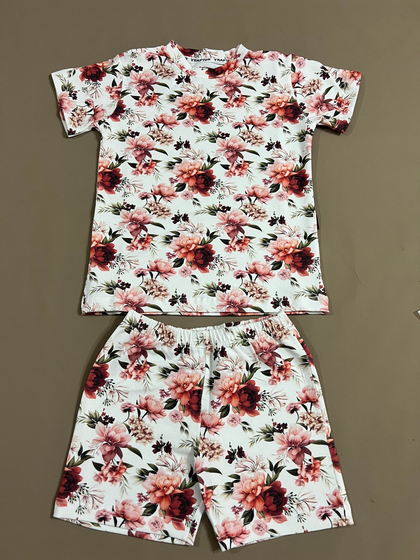 Conjunto Short Y Remera Romantico