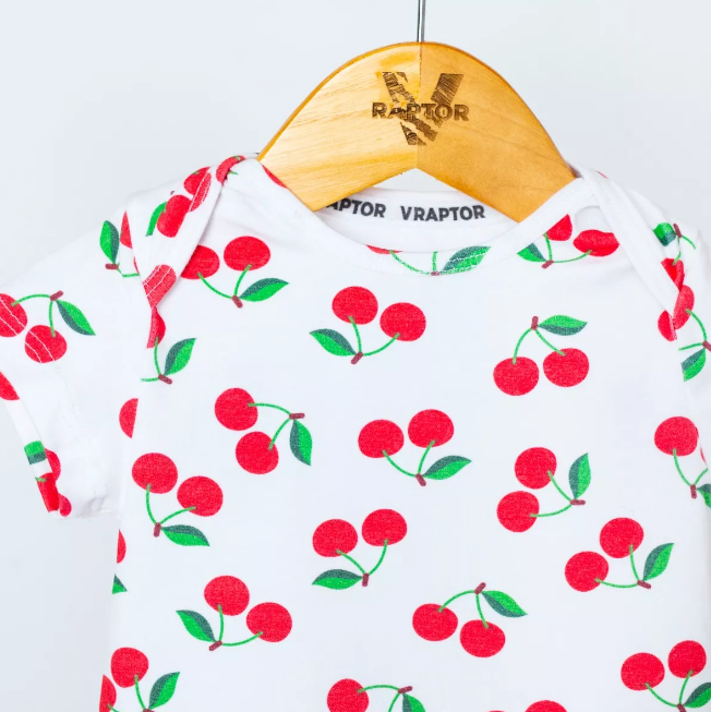 Body manga corta cerezas