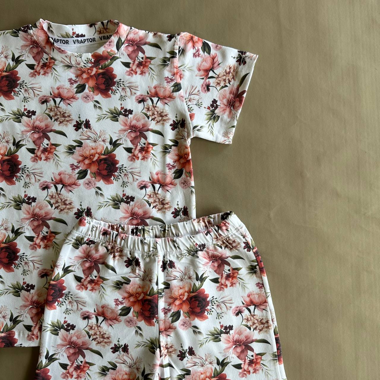 Conjunto Short Y Remera Romantico